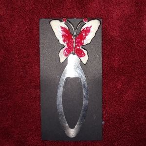 Red/White Butterfly Bookmarks